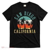 San Diego California Summer Vacation Retro T-Shirt thumb 0