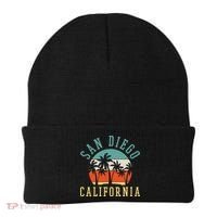 San Diego California Summer Vacation Retro Beanie thumb 0