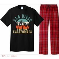 San Diego California Summer Vacation Retro Pajama Set thumb 0