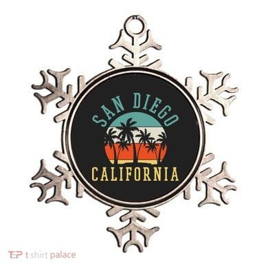 San Diego California Summer Vacation Retro Ornament