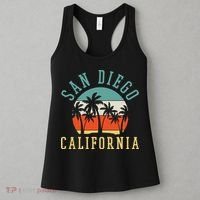 San Diego California Summer Vacation Retro Women's Tank Top thumb 3