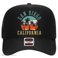 San Diego California Summer Vacation Retro Hat thumb 0