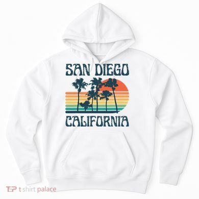 San Diego California Summer Vacation Vintage Hoodie
