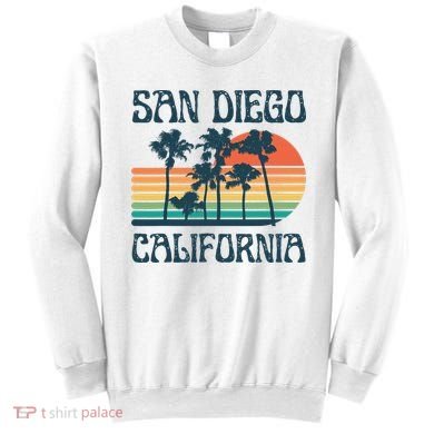 San Diego California Summer Vacation Vintage Sweatshirt