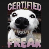 Silly Dog Certified Freak Dog I Got That Dog In Me Meme Apron thumb 3