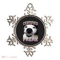 Silly Dog Certified Freak Dog I Got That Dog In Me Meme Ornament thumb 0