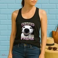 Silly Dog Certified Freak Dog I Got That Dog In Me Meme Women's Tank Top thumb 2