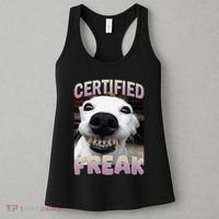 Silly Dog Certified Freak Dog I Got That Dog In Me Meme Women's Tank Top thumb 3