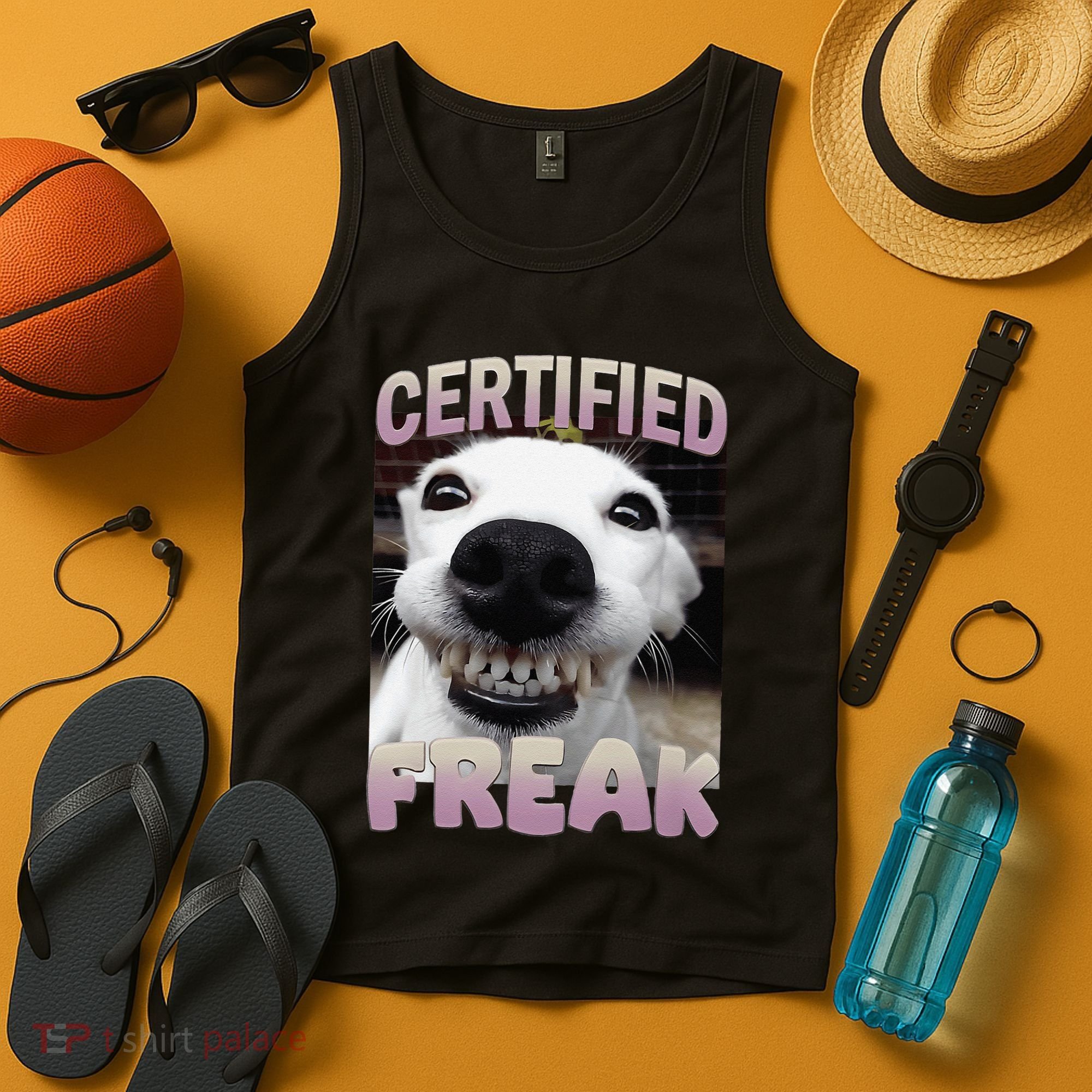 Silly Dog Certified Freak Dog I Got That Dog In Me Meme Tank Top