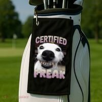 Silly Dog Certified Freak Dog I Got That Dog In Me Meme Golf Towel thumb 2
