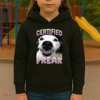 Silly Dog Certified Freak Dog I Got That Dog In Me Meme Kids Hoodie thumb 3