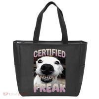 Silly Dog Certified Freak Dog I Got That Dog In Me Meme Tote Bag thumb 0