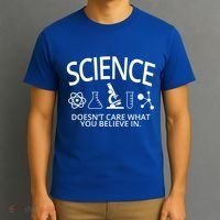Science Doesn't Care What You Believe In T-Shirt thumb 3