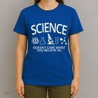 Science Doesn't Care What You Believe In T-Shirt thumb 4