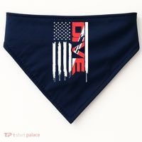 Scuba Diving Diver Down Flag | Scuba Diver | Scuba Diving USA-Made Doggie Bandana thumb 0