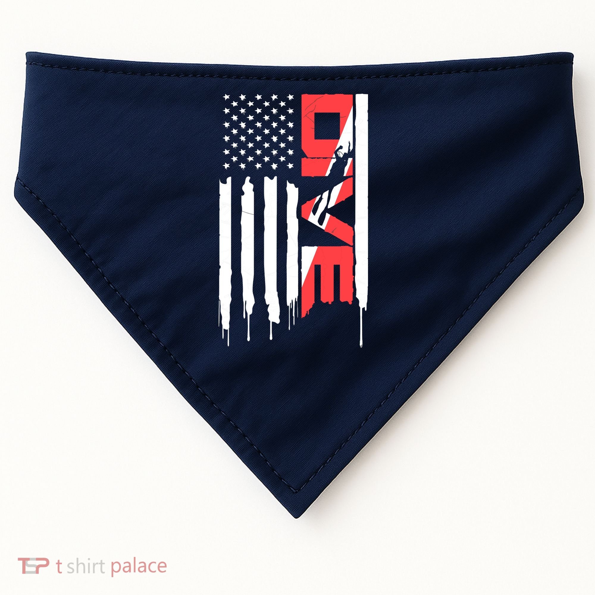 Scuba Diving Diver Down Flag | Scuba Diver | Scuba Diving USA-Made Doggie Bandana