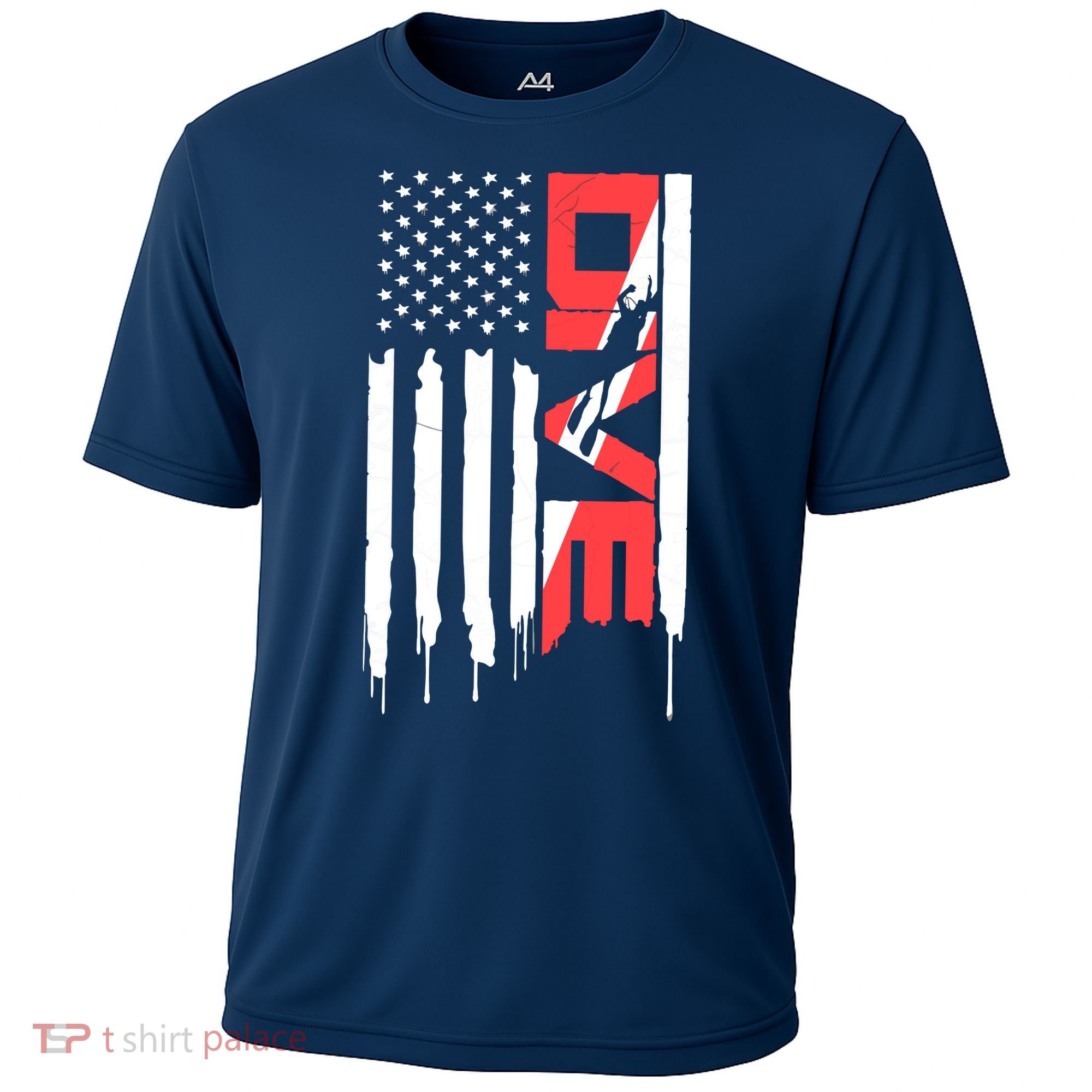 Scuba Diving Diver Down Flag | Scuba Diver | Scuba Diving Cooling Performance Crew T-Shirt