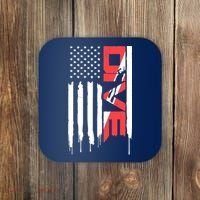 Scuba Diving Diver Down Flag | Scuba Diver | Scuba Diving Coaster thumb 0