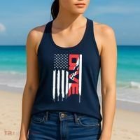 Scuba Diving Diver Down Flag | Scuba Diver | Scuba Diving Women's Tank Top thumb 2