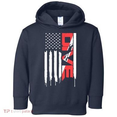 Scuba Diving Diver Down Flag | Scuba Diver | Scuba Diving Toddler Hoodie