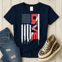 Scuba Diving Diver Down Flag | Scuba Diver | Scuba Diving Women's T-Shirt thumb 3