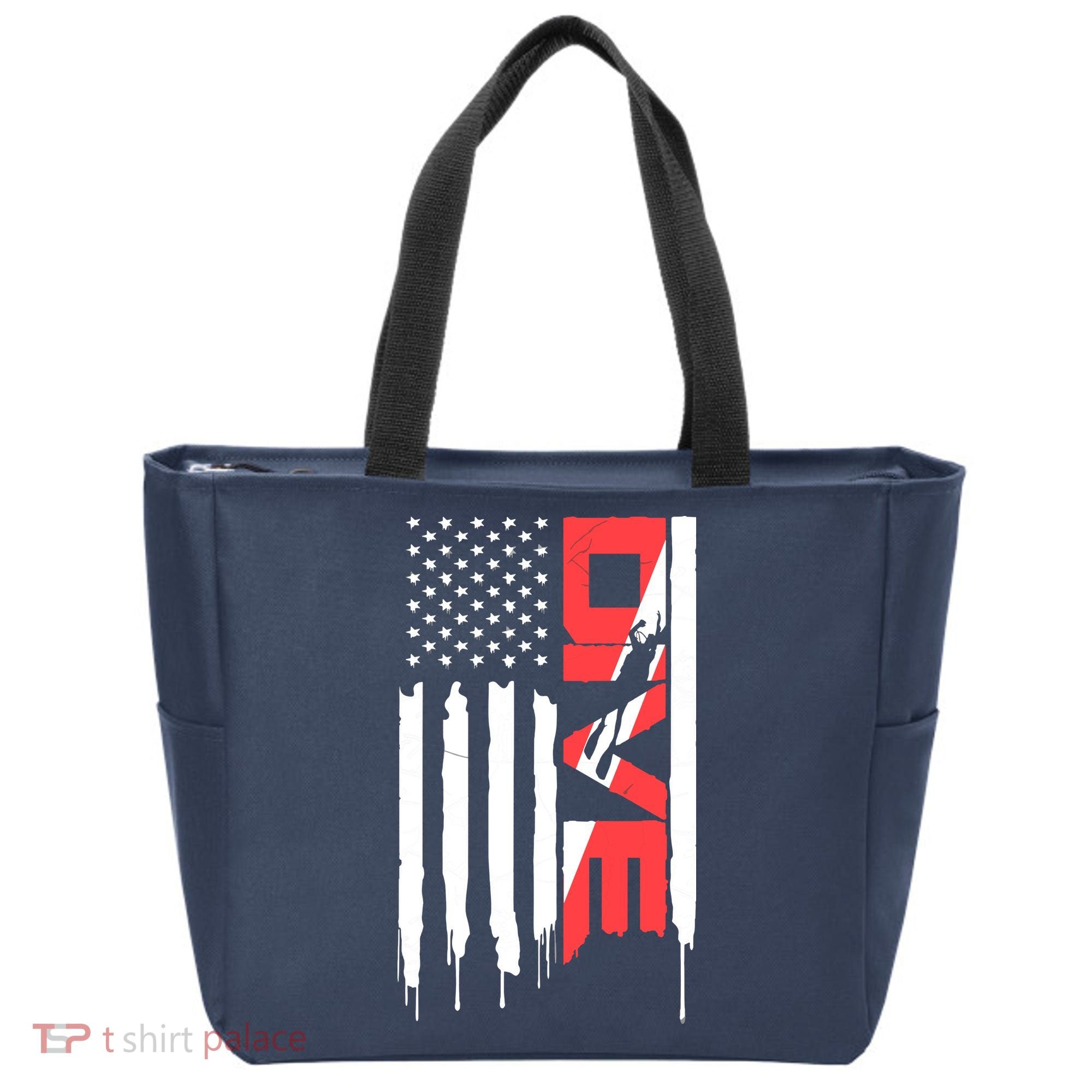 Scuba Diving Diver Down Flag | Scuba Diver | Scuba Diving Tote Bag