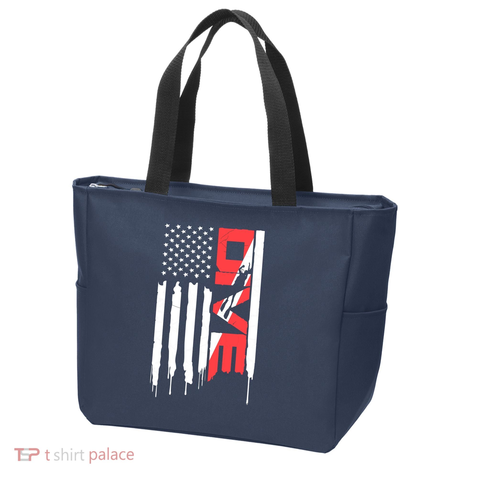 Scuba Diving Diver Down Flag | Scuba Diver | Scuba Diving Tote Bag