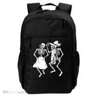 Skeletons Dancing Day Of Dead Dia De Los Muertos Halloween Party Skeleton Backpack thumb 0