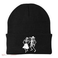Skeletons Dancing Day Of Dead Dia De Los Muertos Halloween Party Skeleton Beanie thumb 0