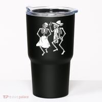 Skeletons Dancing Day Of Dead Dia De Los Muertos Halloween Party Skeleton Tumbler thumb 0