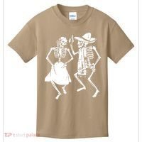 Skeletons Dancing Day Of Dead Dia De Los Muertos Halloween Party Skeleton Kids T-Shirt thumb 0