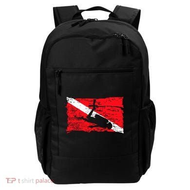 Scuba Diving Diver Down Flag Awesome Marine Diver Dive Gift Backpack
