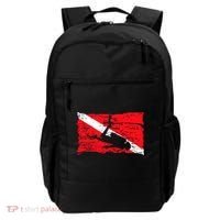Scuba Diving Diver Down Flag Awesome Marine Diver Dive Gift Backpack thumb 0