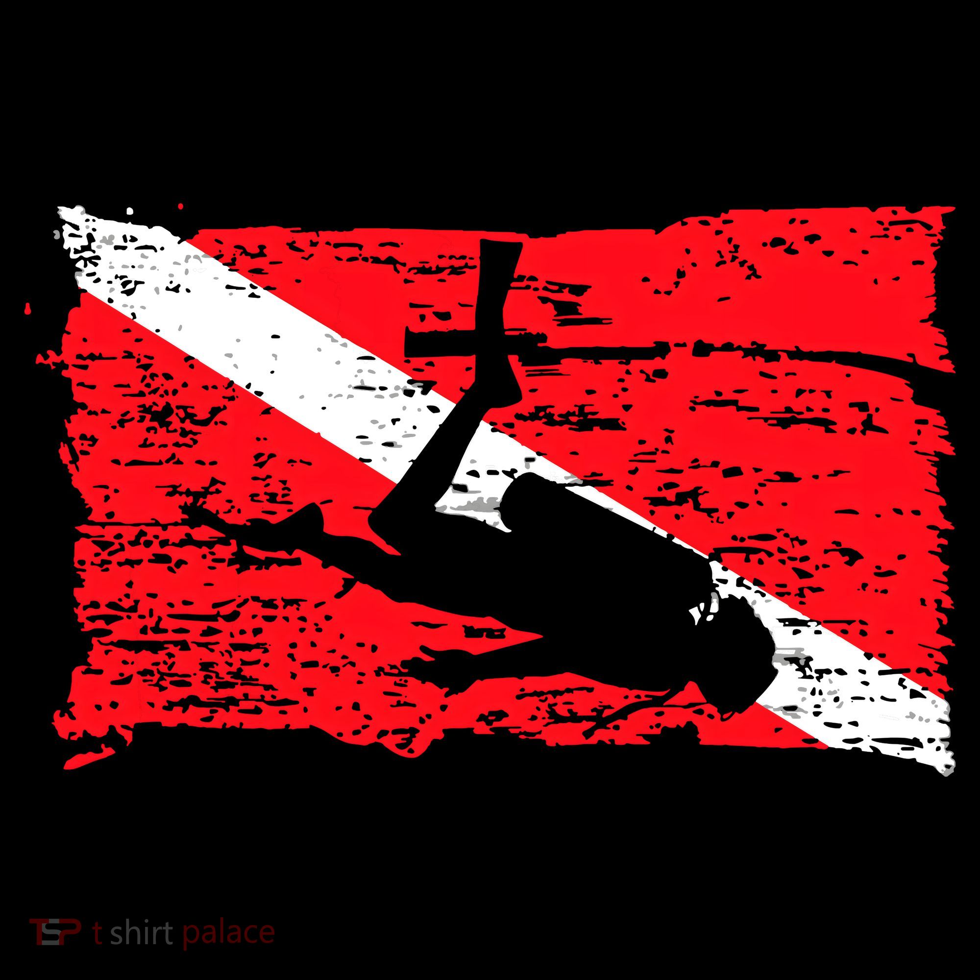 Scuba Diving Diver Down Flag Awesome Marine Diver Dive Gift Backpack