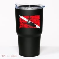 Scuba Diving Diver Down Flag Awesome Marine Diver Dive Gift Tumbler thumb 0