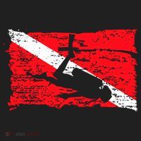 Scuba Diving Diver Down Flag Awesome Marine Diver Dive Gift Tumbler thumb 3