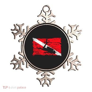 Scuba Diving Diver Down Flag Awesome Marine Diver Dive Gift Ornament