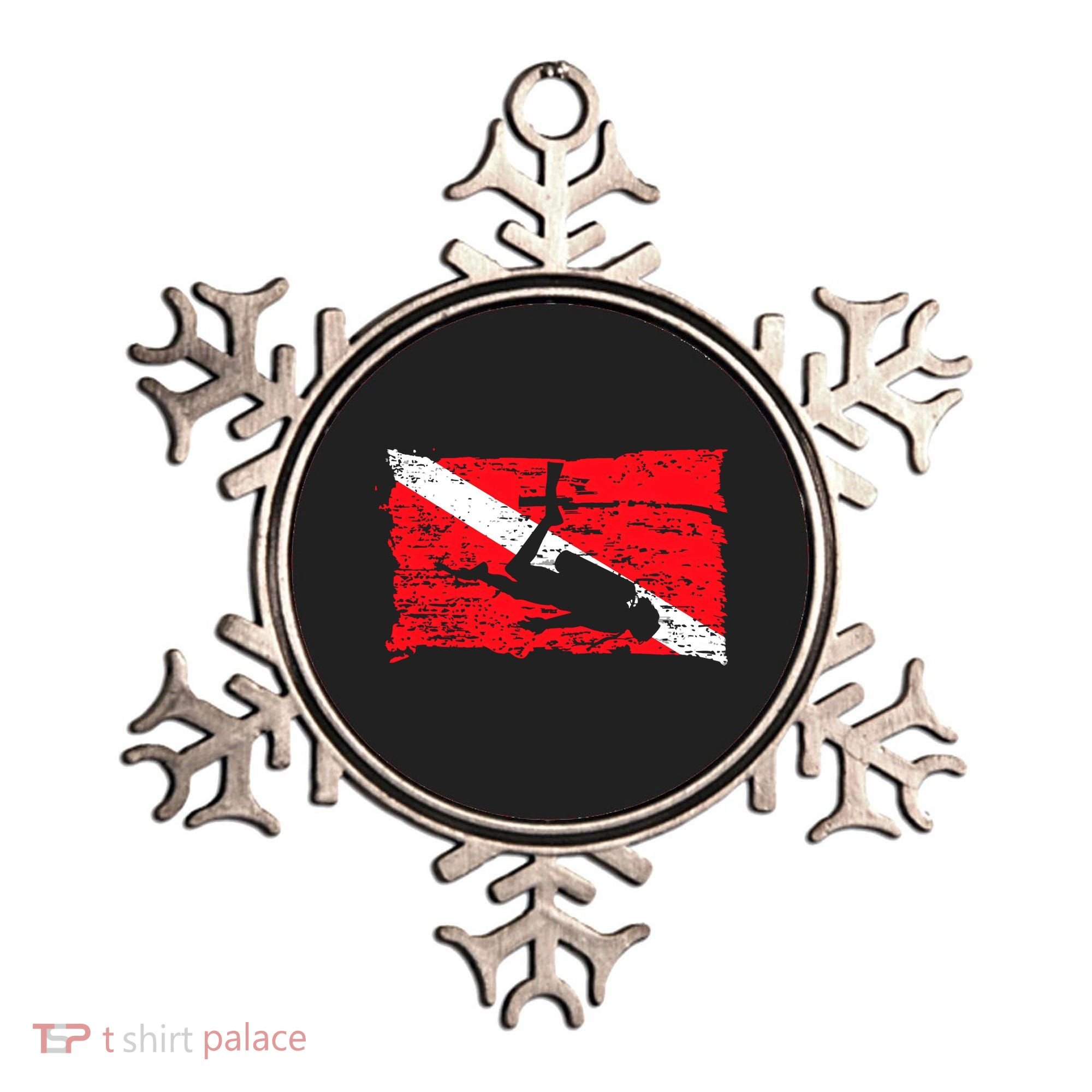 Scuba Diving Diver Down Flag Awesome Marine Diver Dive Gift Ornament
