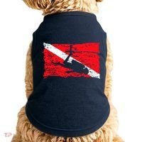 Scuba Diving Diver Down Flag Awesome Marine Diver Dive Gift Doggie Tank thumb 0