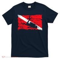Scuba Diving Diver Down Flag Awesome Marine Diver Dive Gift T-Shirt thumb 0