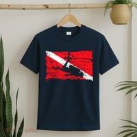 Scuba Diving Diver Down Flag Awesome Marine Diver Dive Gift T-Shirt thumb 2