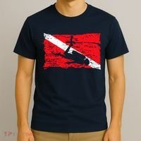 Scuba Diving Diver Down Flag Awesome Marine Diver Dive Gift T-Shirt thumb 3