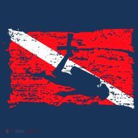 Scuba Diving Diver Down Flag Awesome Marine Diver Dive Gift Coaster thumb 2