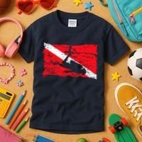Scuba Diving Diver Down Flag Awesome Marine Diver Dive Gift Kids T-Shirt thumb 3