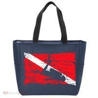 Scuba Diving Diver Down Flag Awesome Marine Diver Dive Gift Tote Bag thumb 0