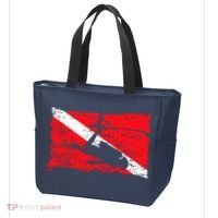 Scuba Diving Diver Down Flag Awesome Marine Diver Dive Gift Tote Bag thumb 3