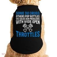 Some Do Drugs Other Pop BOTTLES Funny Mechanic Doggie Tank thumb 0