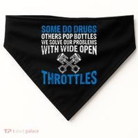Some Do Drugs Other Pop BOTTLES Funny Mechanic USA-Made Doggie Bandana thumb 0
