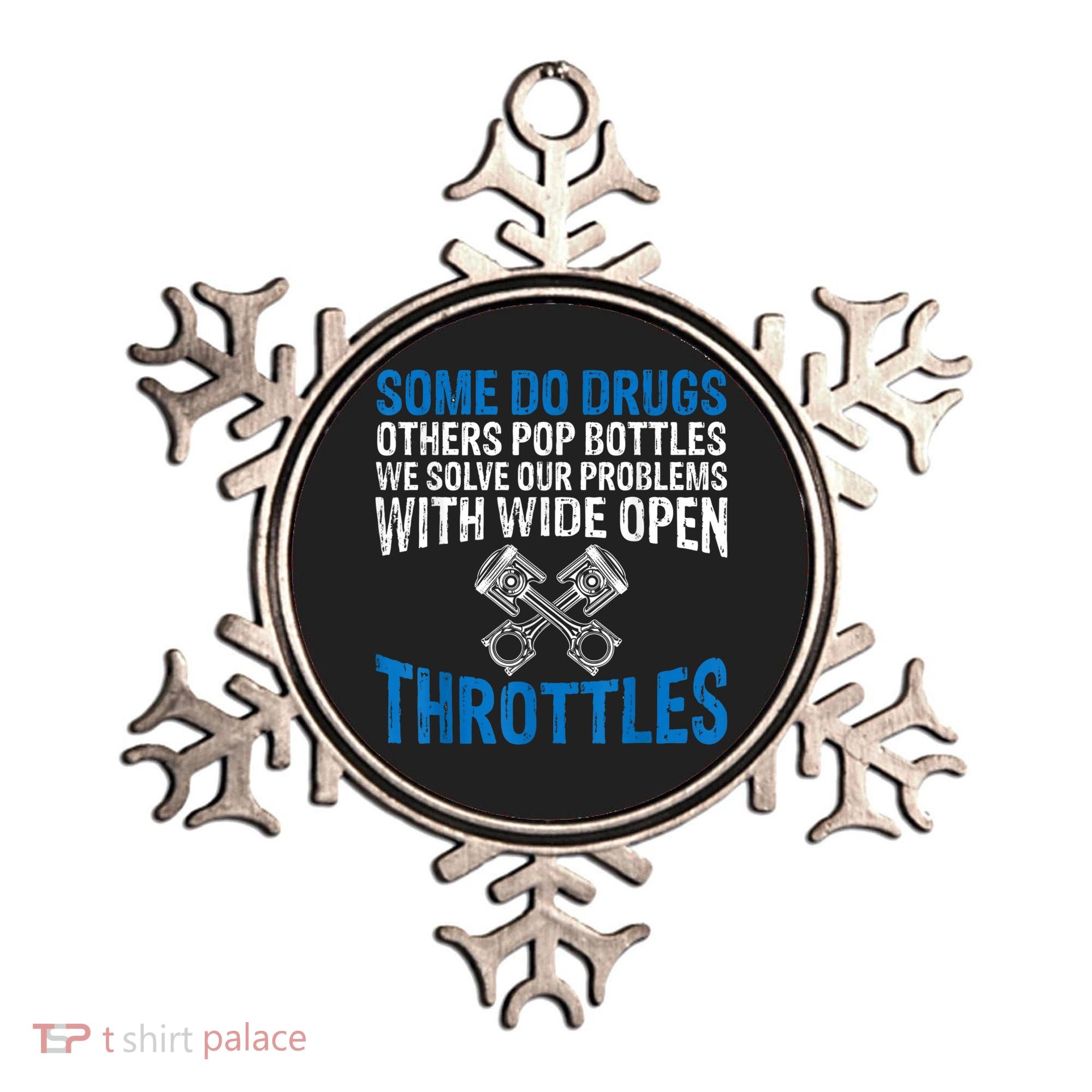 Some Do Drugs Other Pop BOTTLES Funny Mechanic Ornament