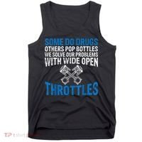 Some Do Drugs Other Pop BOTTLES Funny Mechanic Tank Top thumb 0